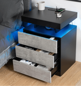 Top 20 Must-Have Must-Have Smart Bed Tables for Ultimate Comfort and Convenience of 2024 20 HOMMPA Nightstand with Wireless Charging